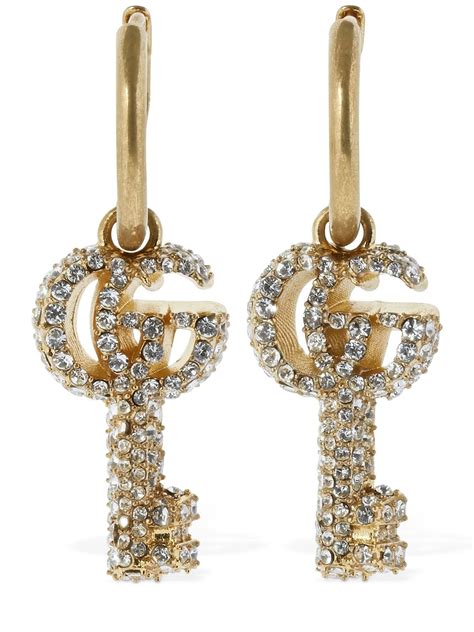 gucci double g hoop earrings.